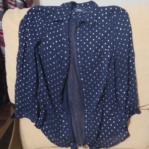 Navy Aerie button up